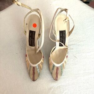 Stuart Weitzman Multicolor Strappy Heels